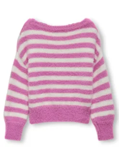 Newpiumo långärmad pullover - Super pink