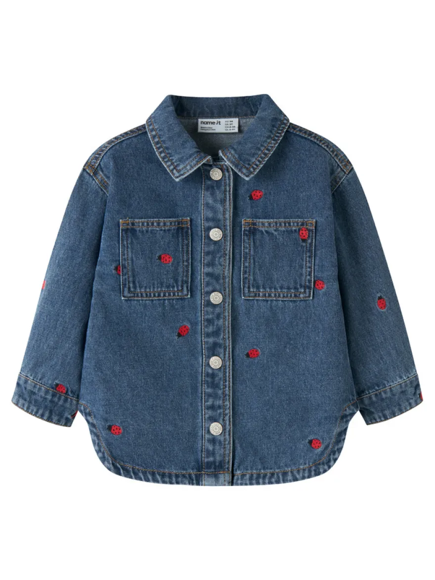 Nina Denim Jacka - Medium Blue Denim