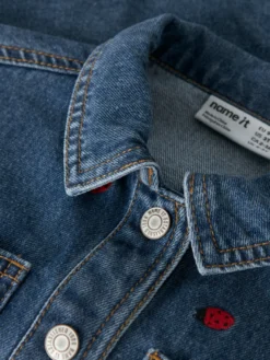 Nina Denim Jacka - Medium Blue Denim