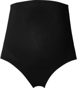 Nisa Sömlös kort graviditetsbyxa - Black