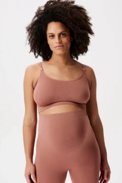 Noppies Mira Seamless Amnings Rib Top - Burlwood