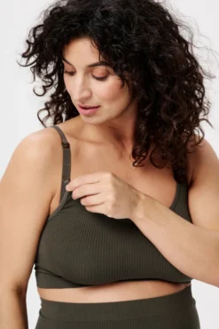 Noppies Mira Seamless Amnings Rib Top - Olive