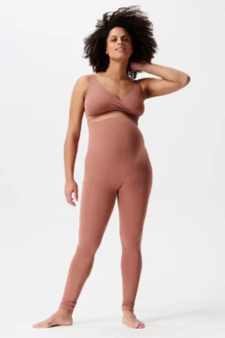 Noppies Reva Sömlösa Ribe Leggings - Burlwood