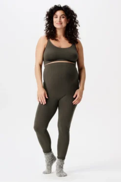 Noppies Reva Sömlösa Ribe Leggings - Olive