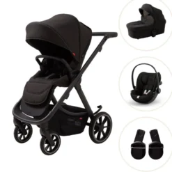 Odder Evoke Duovagn Med Cybex Cloud G3 Och Adapter - Svart