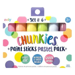 Ooly Målarpennor 6 stk - Chunkies Pastel