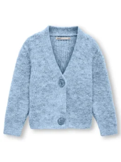 Oriana långärmad glitter cardigan - Blue