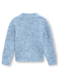 Oriana långärmad glitter cardigan - Blue
