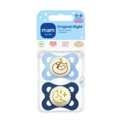 Original Night Silk Napp 0-6 mån 2-pack - Blue