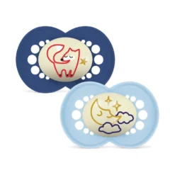 Original Night Silk Napp 16-36 mån 2-pack - Blue