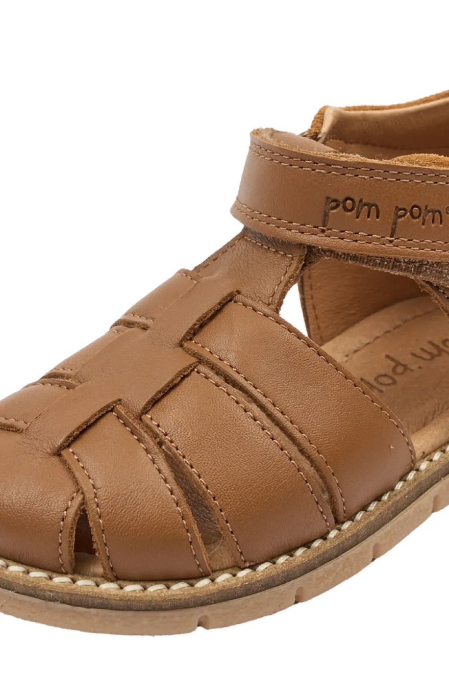 Peak Velcro Sandal - Camel