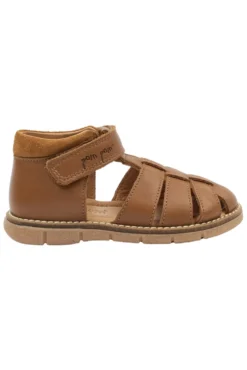 Peak Velcro Sandal - Camel