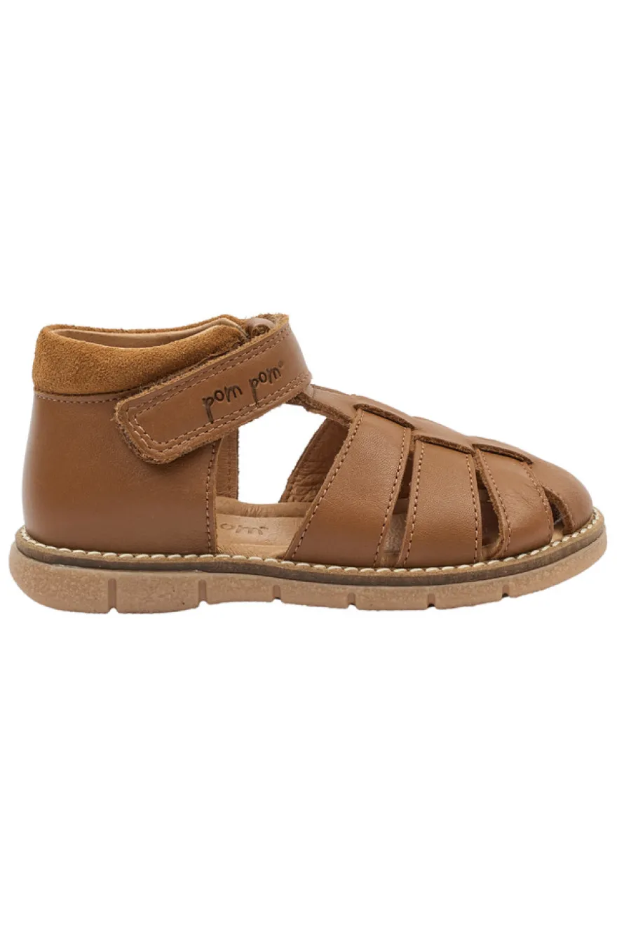 Peak Velcro Sandal - Camel