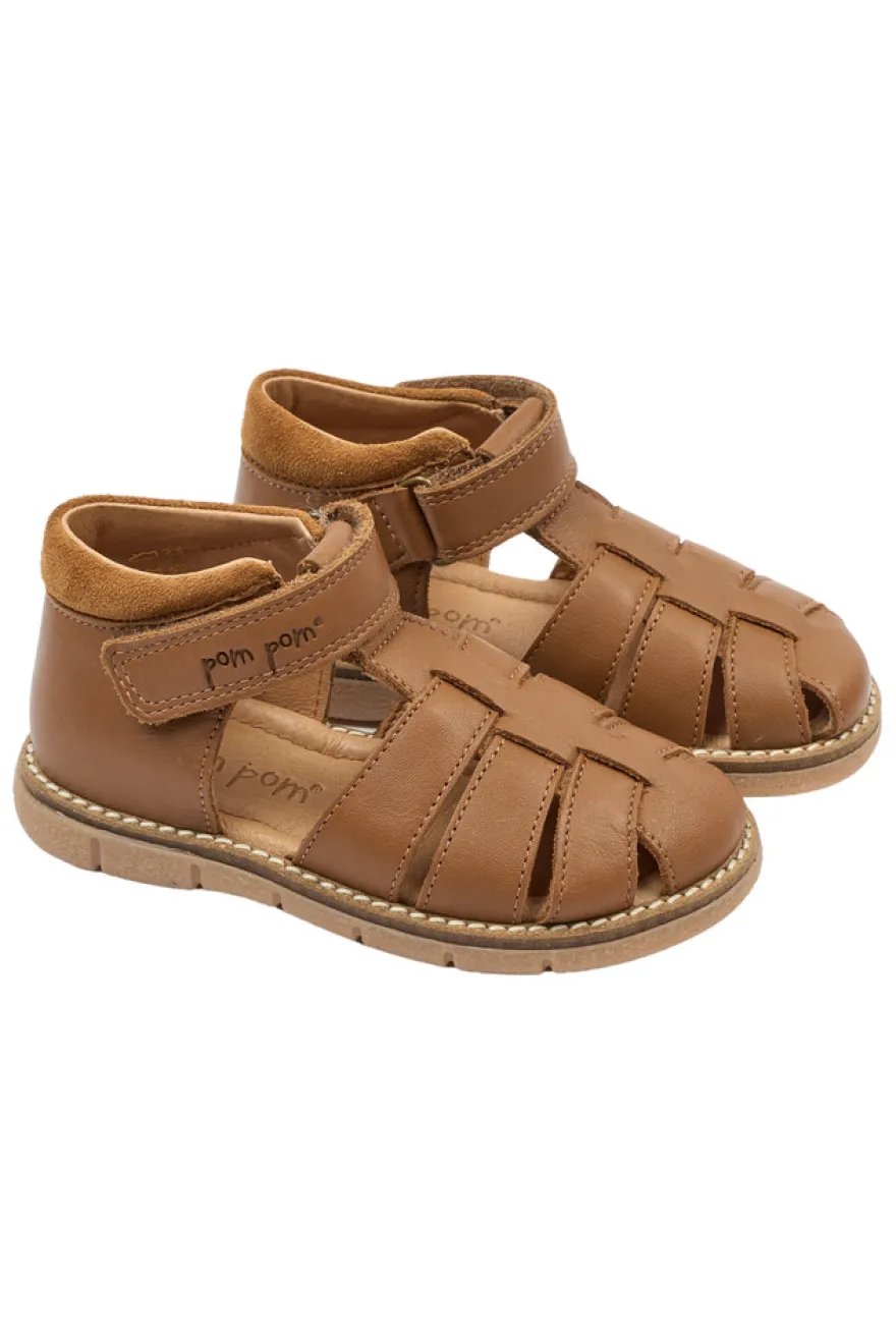 Peak Velcro Sandal - Camel