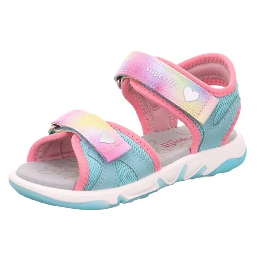 Pebbles Sandal - Ljusgrön/Rosa