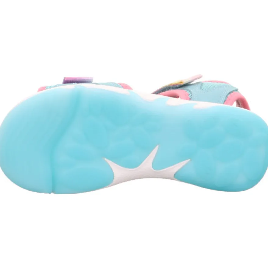 Pebbles Sandal - Ljusgrön/Rosa