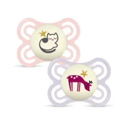 Perfect Night Napp Silk 0-6 mån 2-pack - Pink