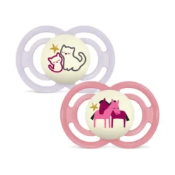 Perfect Night Silk Napp 6-16 mån 2-pack - Pink