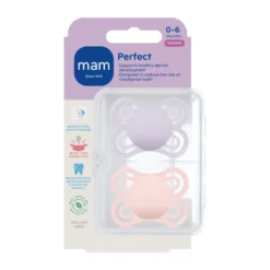 Perfect Silk Napp 0-6 mån 2-pack - Pink