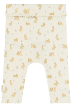 Petit Piao Dio High Waist Leggings - Eggnog Rabbit AOP