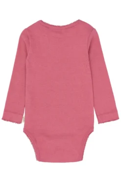 Petit Piao Sea Långärmad Body - Mauvewood