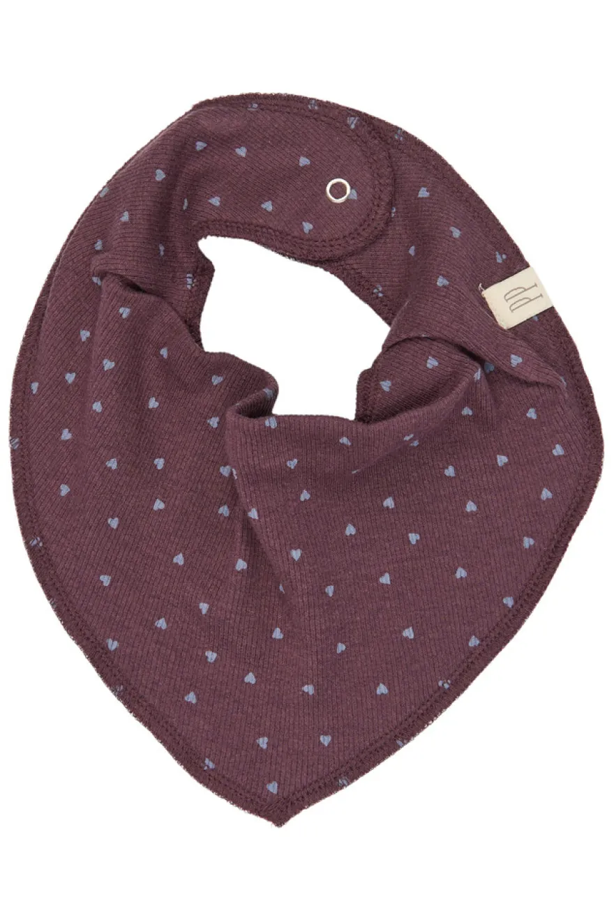 Petit Piao Sky Bib 2-Pack - Huckleberry Striped