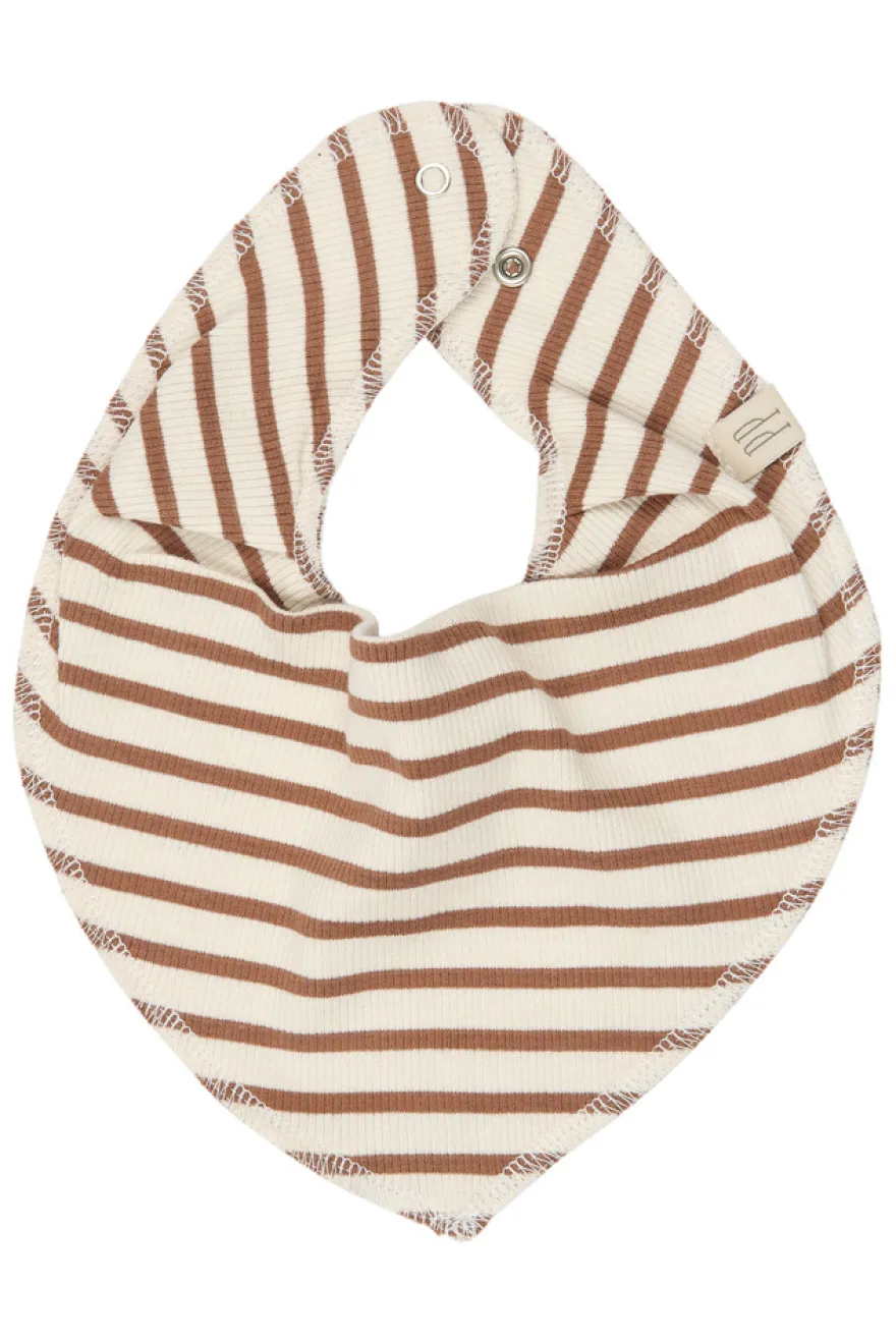 Petit Piao Sky Bib 2-Pack - Rawhide Striped