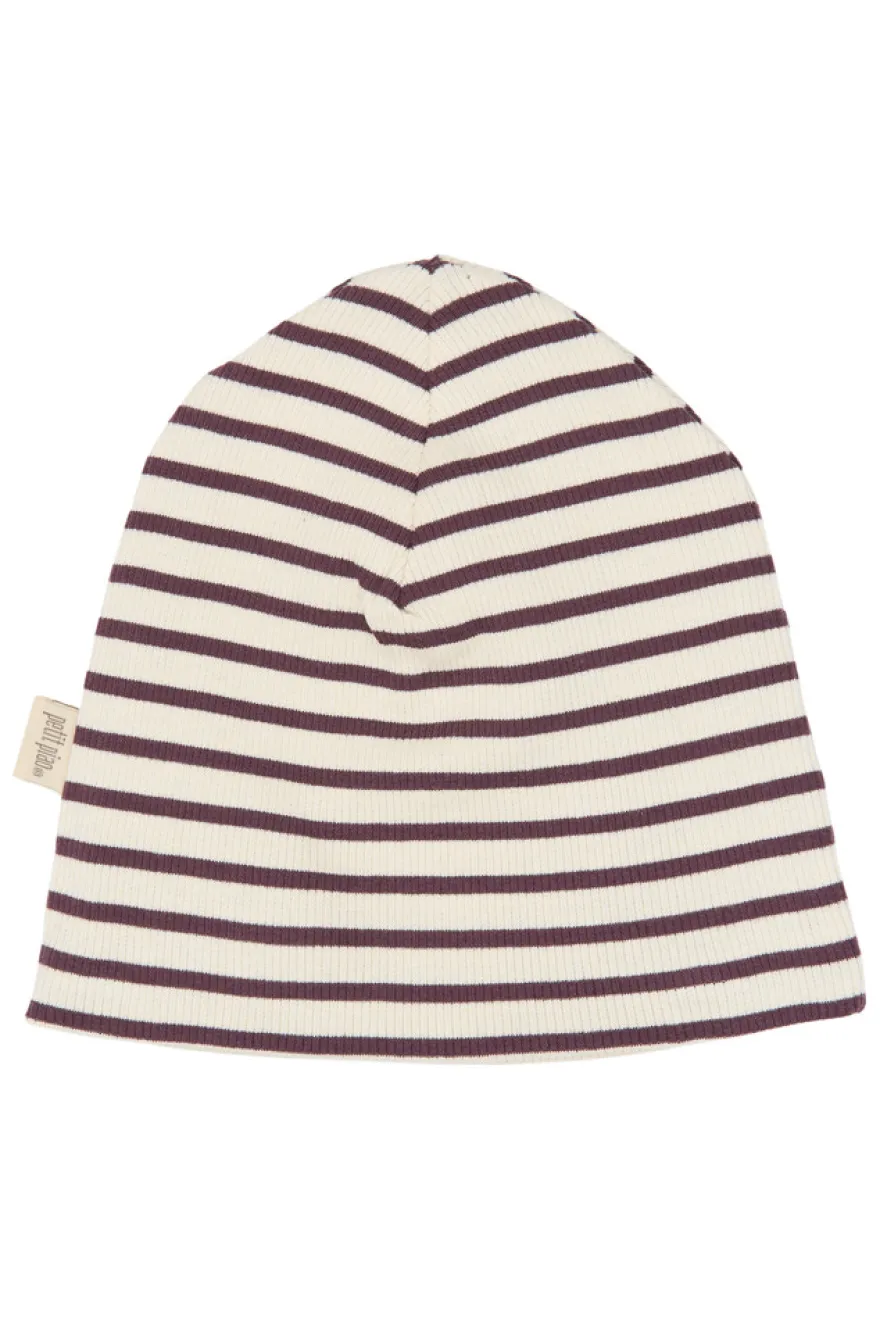 Petit Piao Sky Mössa 2-Pack - Huckleberry Striped