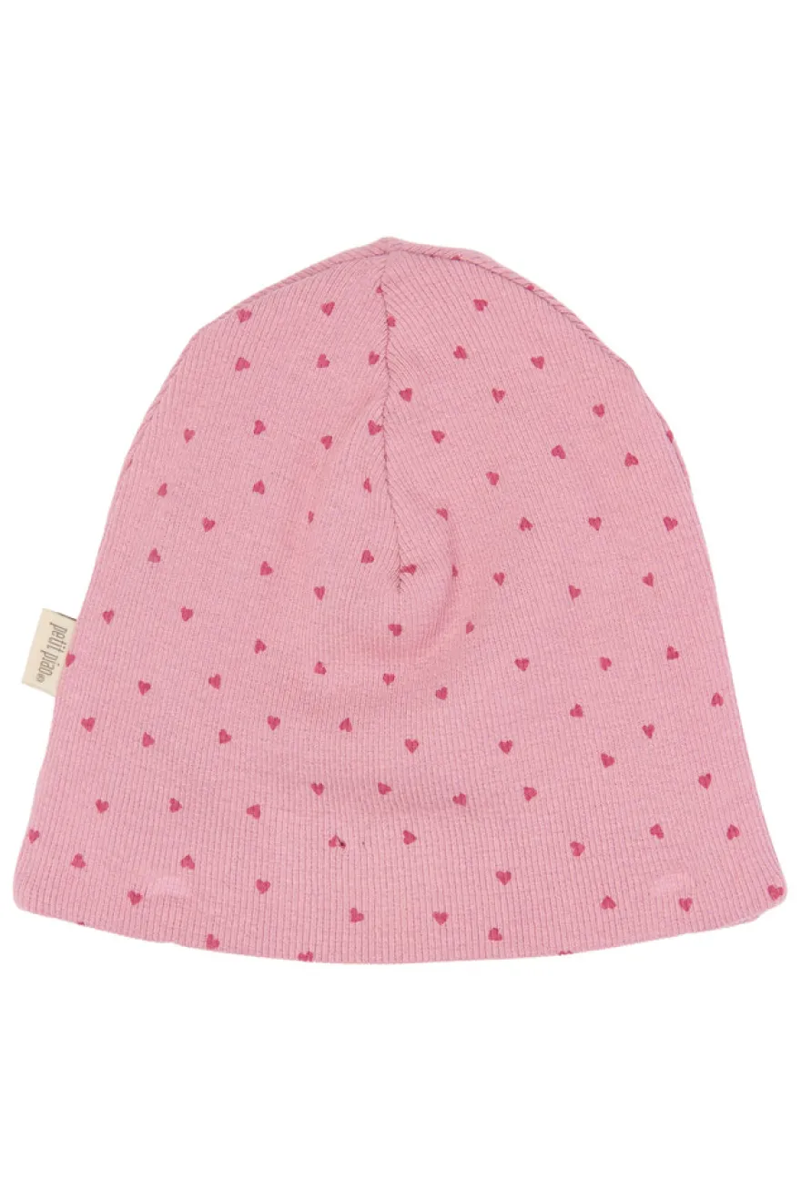 Petit Piao Sky Mössa 2-Pack - Mauvewood Striped
