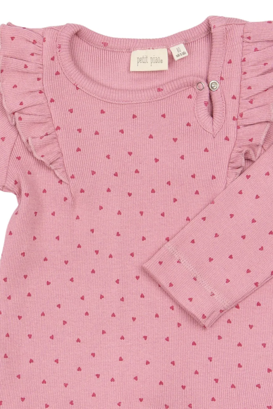 Petit Piao Sonja Klänning - Rose Elegance Heart