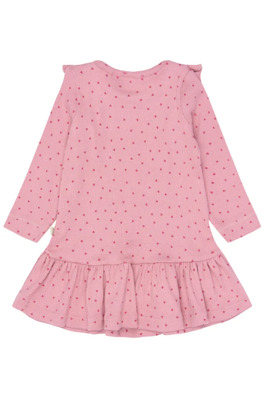 Petit Piao Sonja Klänning - Rose Elegance Heart