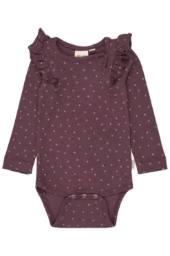 Petit Piao Sonja Långärmad Body - Huckleberry Heart
