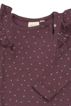 Petit Piao Sonja Långärmad Body - Huckleberry Heart