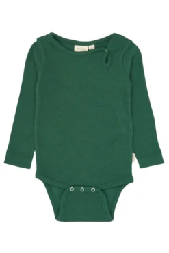 Petit Piao Stone Långärmad Body - Trekking Green