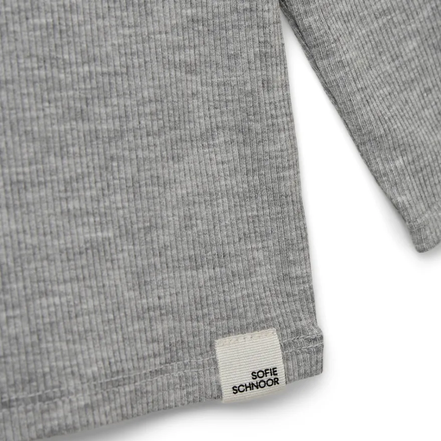 Petricia Långärmad Tröja - Grey Melange