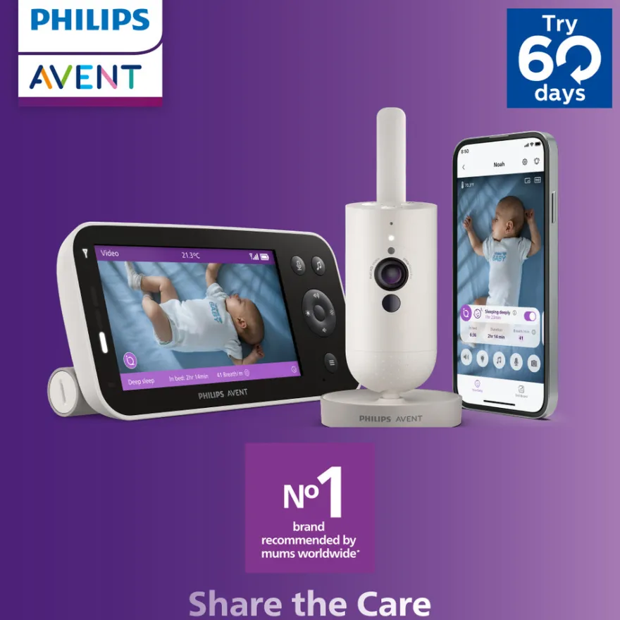 Philips Avent Babymonitor Med Sömn & Andningsspårning