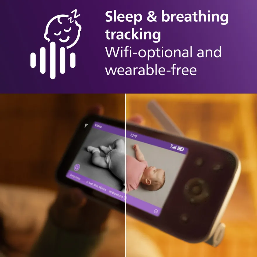 Philips Avent Babymonitor Med Sömn & Andningsspårning