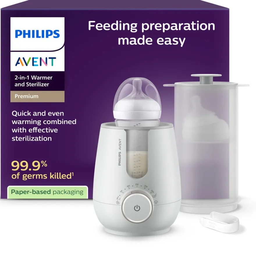 Philips Avent Premium 2-in-1 Flaskvärmare & Sterilisator