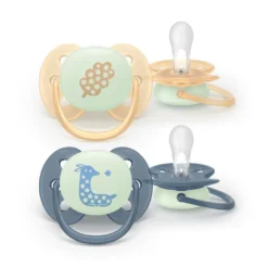 Philips Avent Ultra Soft Nattnapp 6-18m - Gul/Grå
