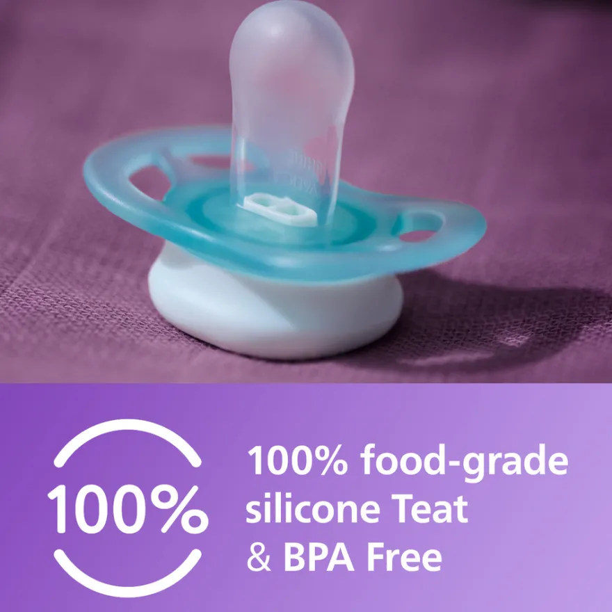 Philips Avent Ultra Start Napp 0–2 mån - ljusgrön/ljusblå
