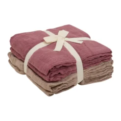 Pippi Muslinfilt 4-pack - Withered Rose
