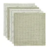 Pippi Muslinfilt 6‑pack 65x65 - Dried Sage
