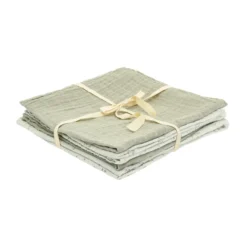 Pippi Muslinfilt 6‑pack 65x65 - Dried Sage
