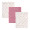 Pippi Muslinfilt 3‑pack 65x65 - Mauve Orchid