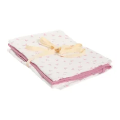 Pippi Muslinfilt 3‑pack 65x65 - Mauve Orchid