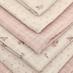 Pippi Muslinfilt 6‑pack 65x65 - Shadow Gray