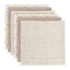 Pippi Muslinfilt 6‑pack 65x65 - Silver Lining