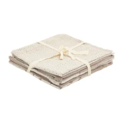 Pippi Muslinfilt 6‑pack 65x65 - Silver Lining