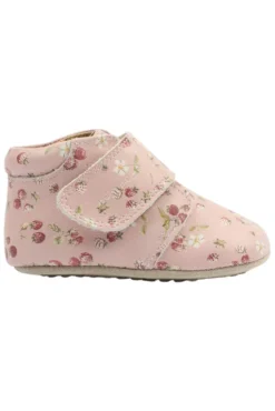 Piti Tofflor m. Tryck - Misty Rose Strawberry AOP