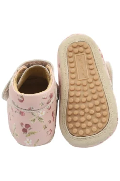 Piti Tofflor m. Tryck - Misty Rose Strawberry AOP